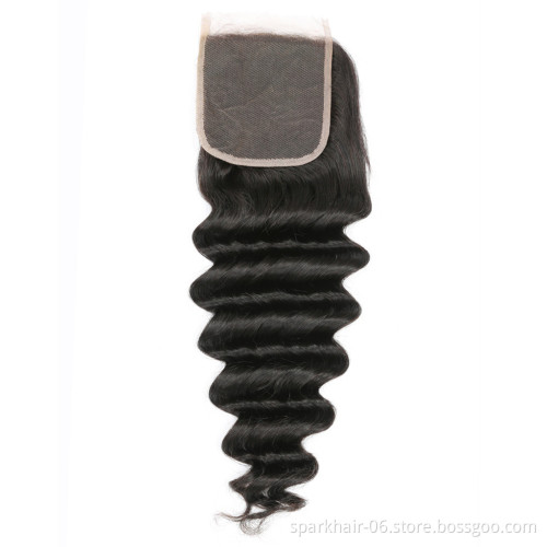 New Style Closure Frontal Swiss Lace Hair Closure Brazilian Hair Bundles Packet Hair With Closure